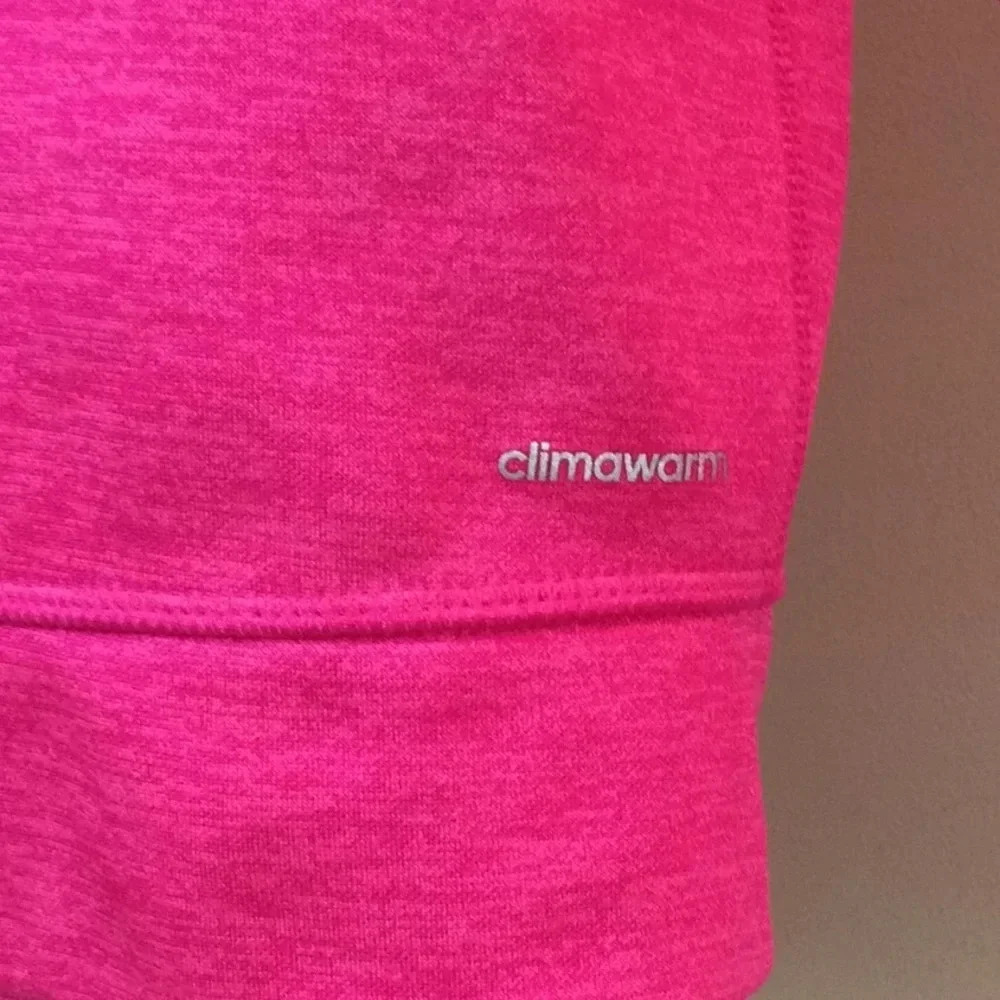 Adidas Pink & White climawarm Hoodie - Picture 9 of 9